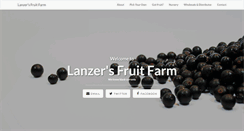 Desktop Screenshot of lanzersfruitfarm.com